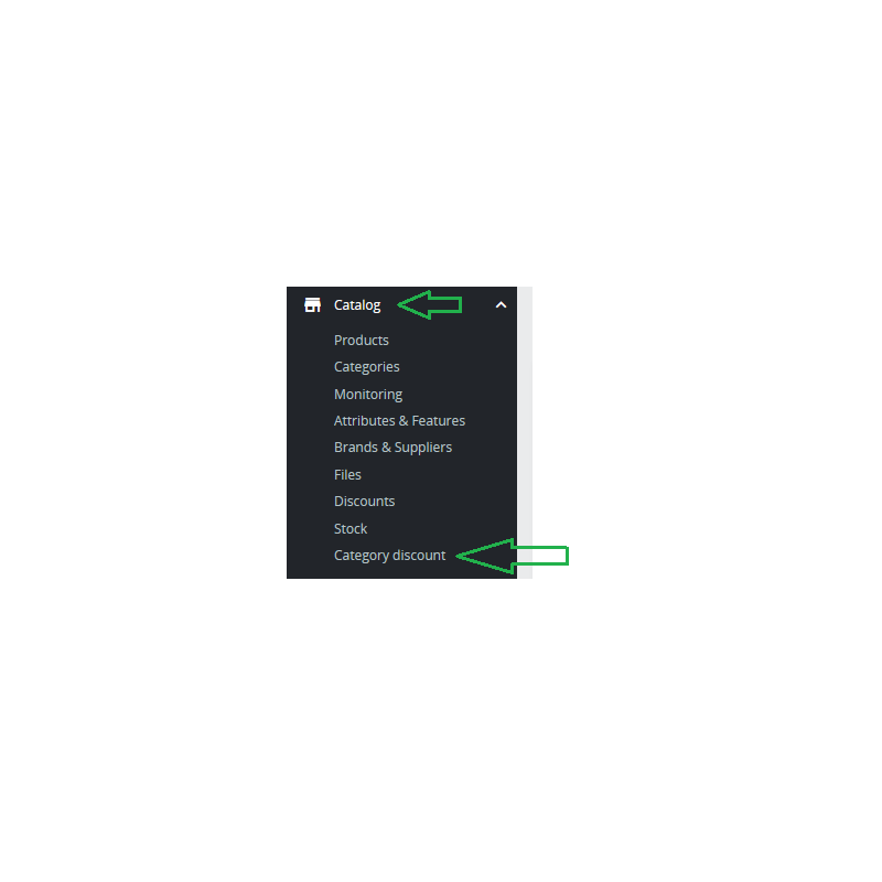 Prestashop module Discount for Categories