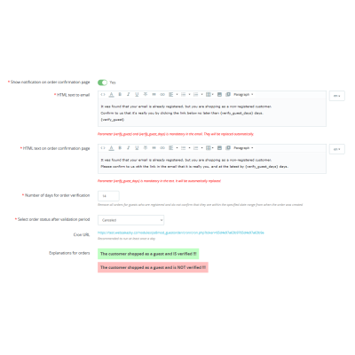 Order as a guest even if the customer is registered